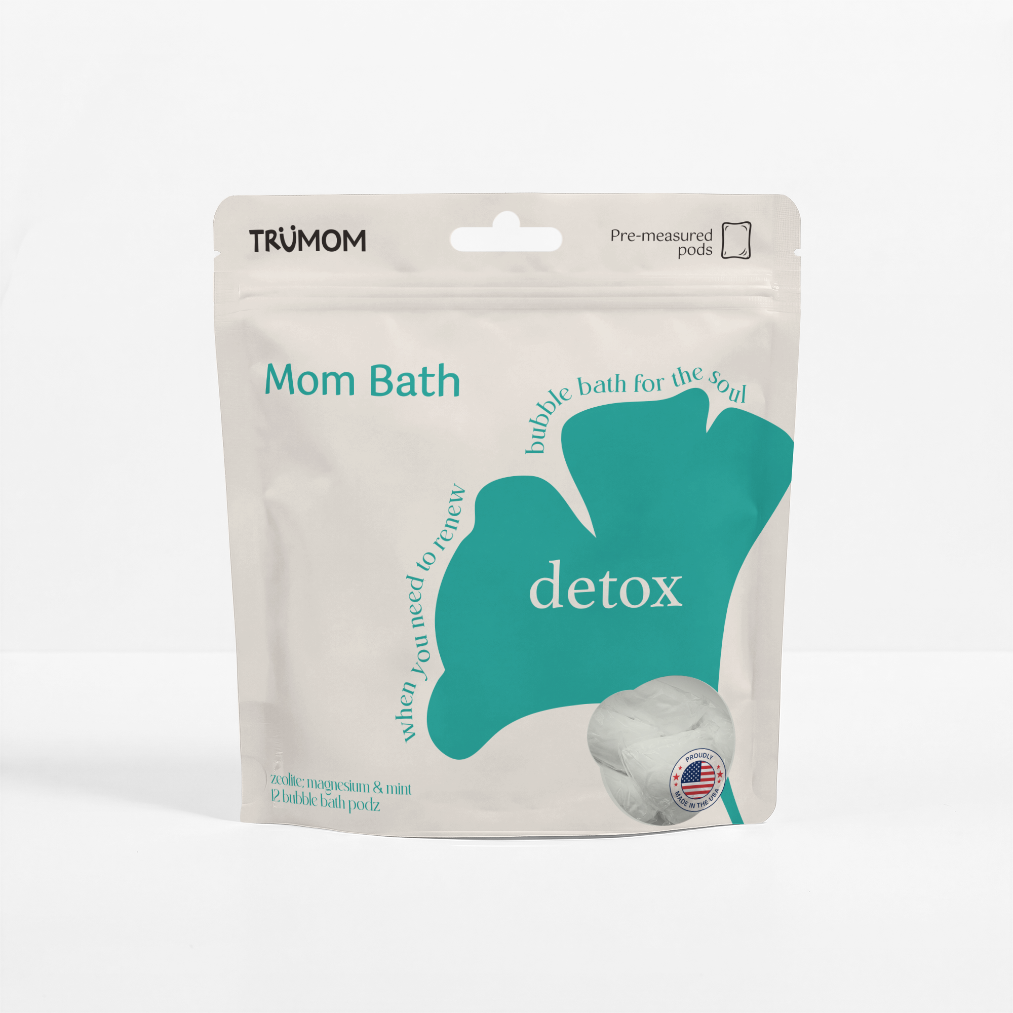 TruMom Mom Bath Detox Bubble Bath Podz