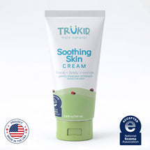 Trukid Soothing Skin Cream tube on a white background