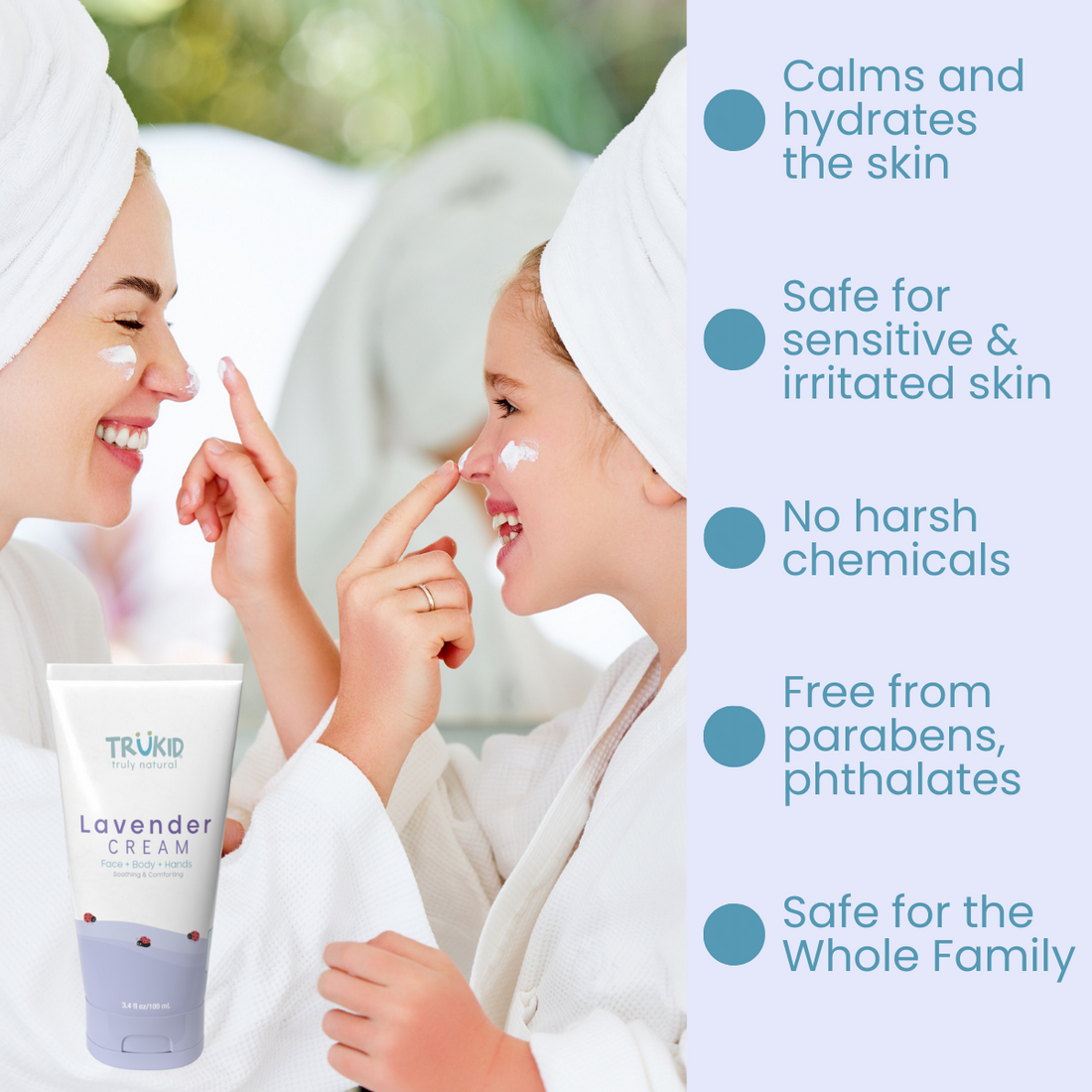 TruKid-Lavender-Cream calms and hydrates skin for the whole family