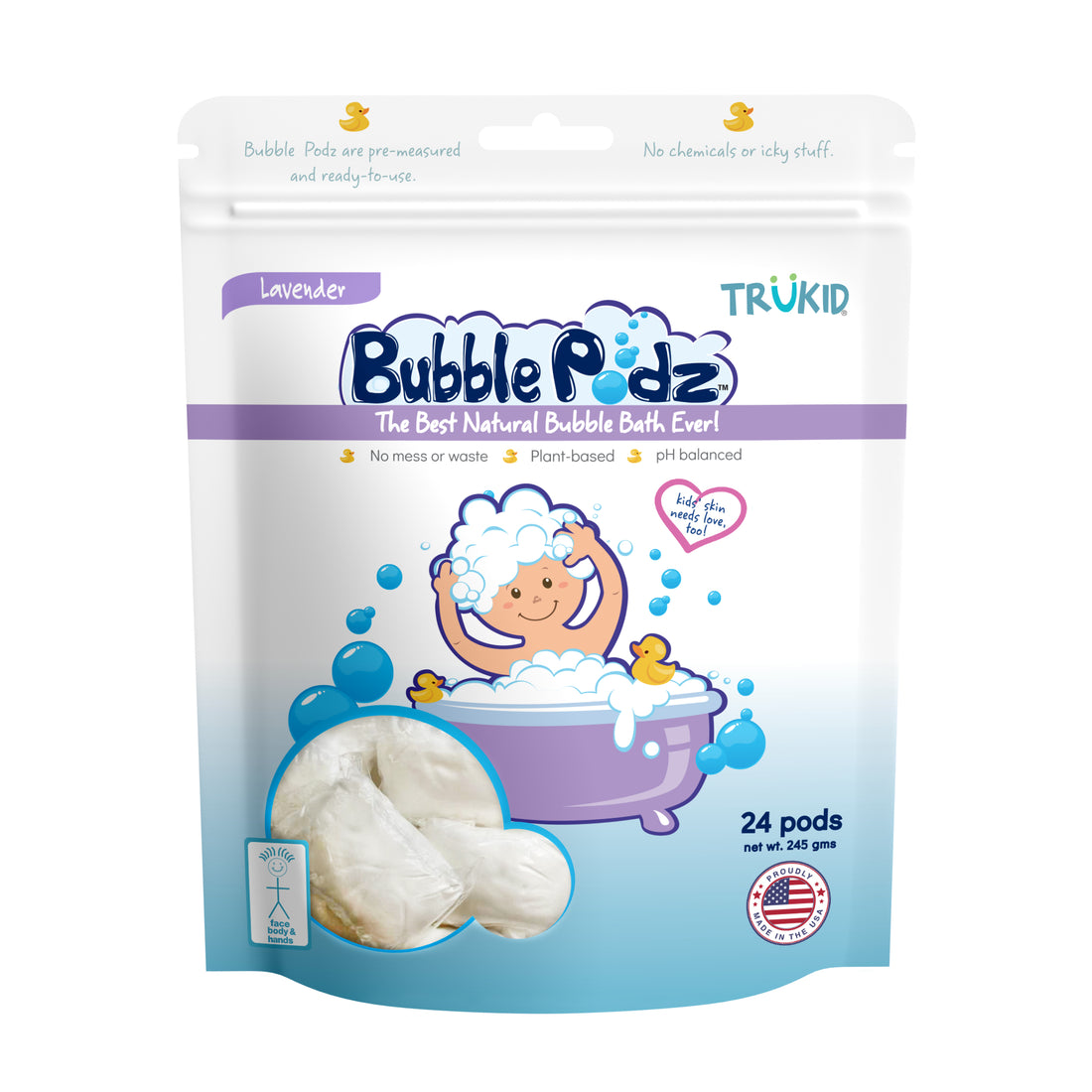 Bubble Podz: Lavender Scented Bubble Bath