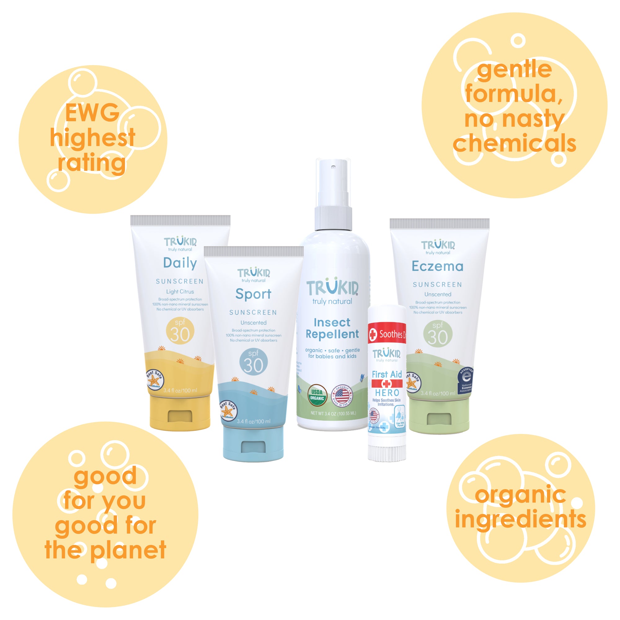 TruKid First Aid Hero Stick Children's Natural Relief Balm Trukid