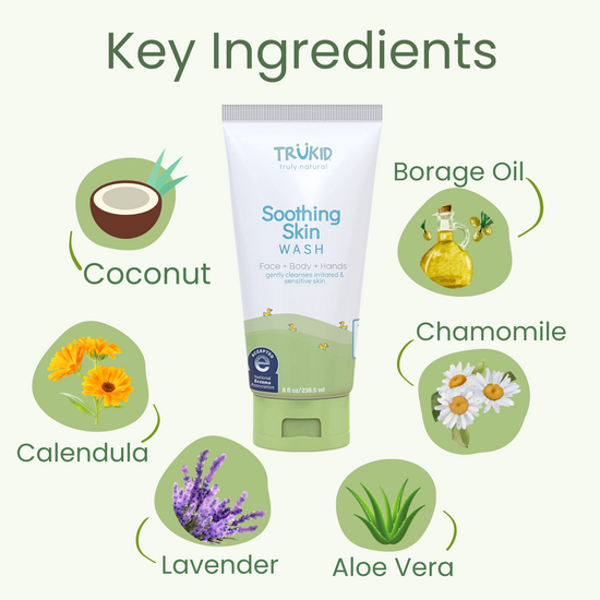 Eczema Body Wash, Eczema Hair Wash TruKid