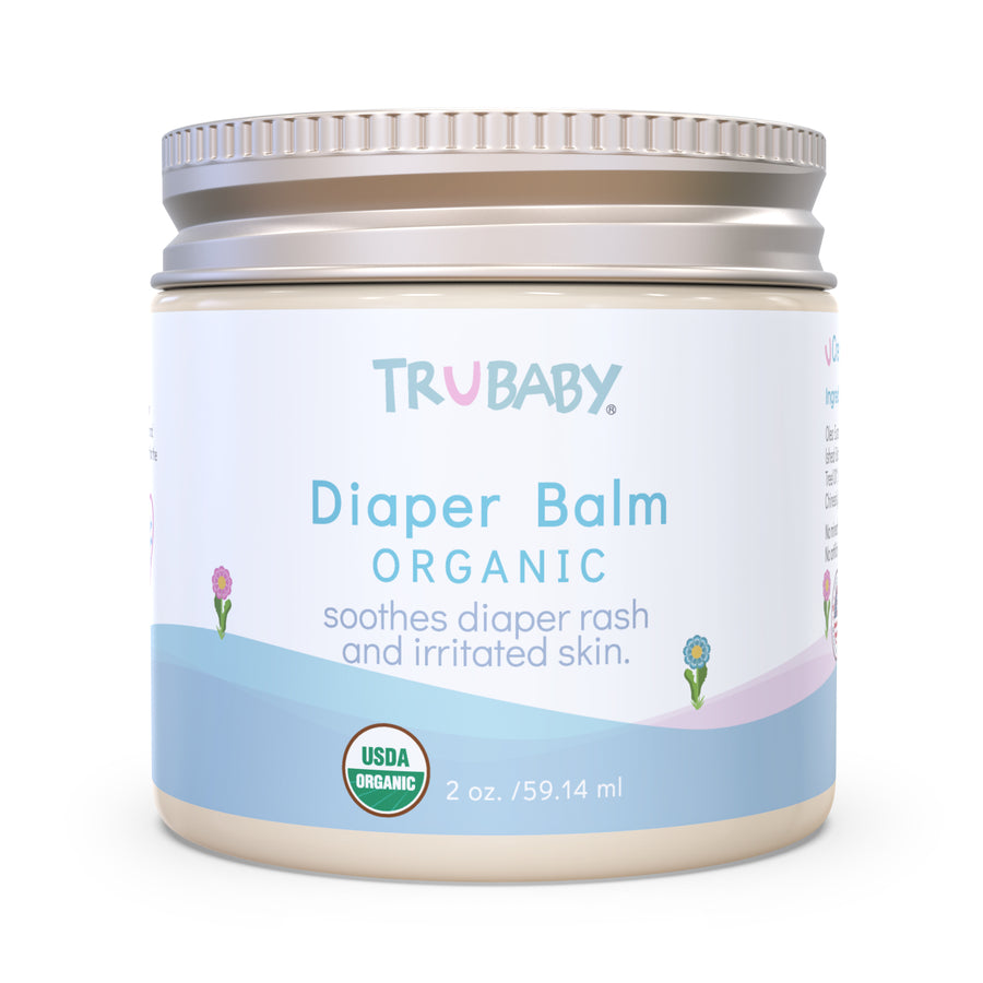TruBaby Diaper Balm Organic 2.0oz Jar