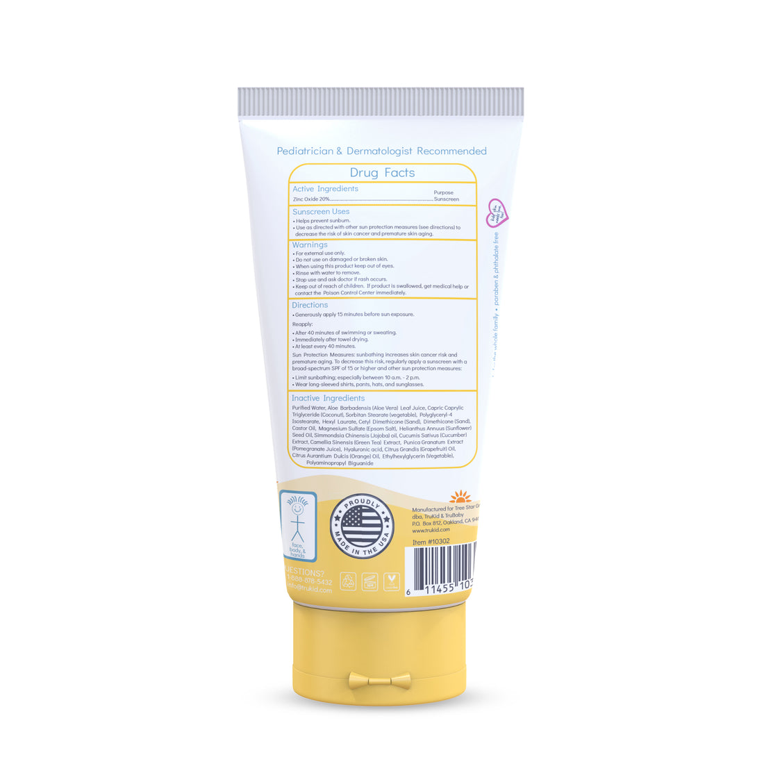 TruKid Sunny Days Daily SPF30 Sunscreen 3.4oz