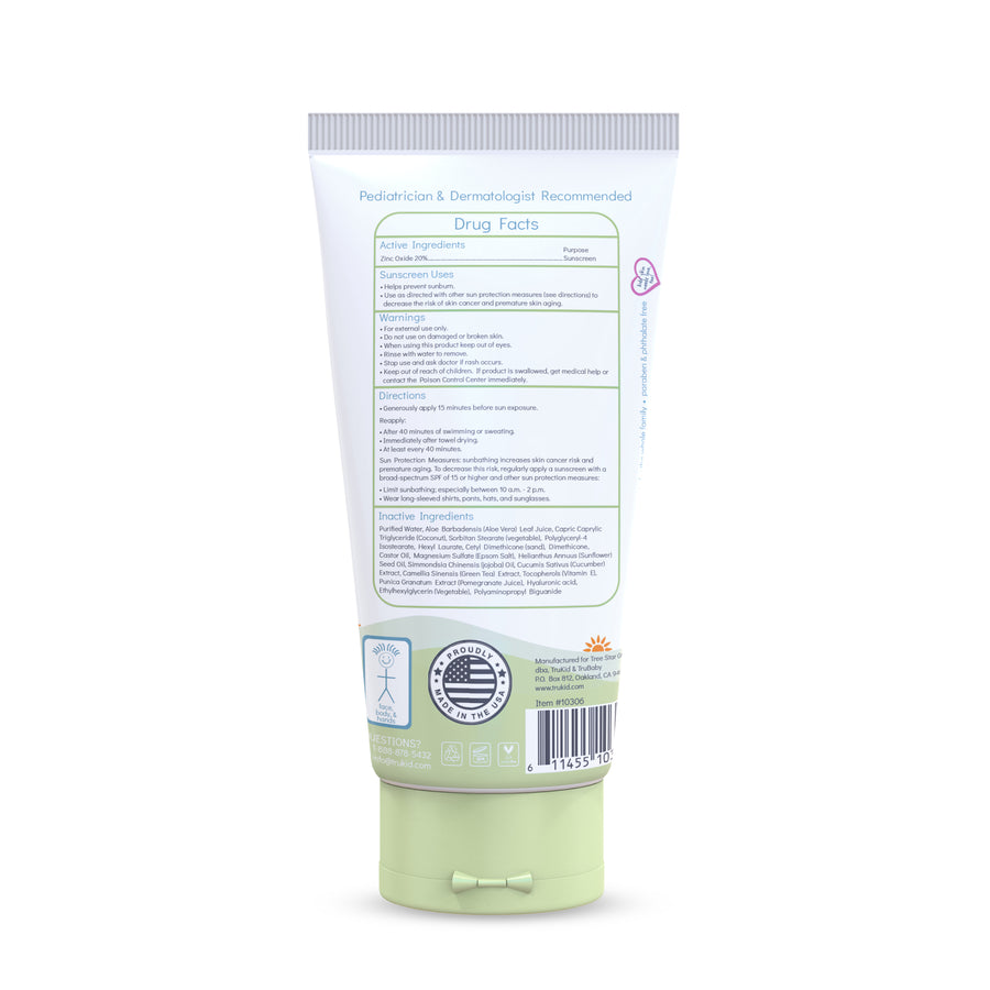 TruKid Eczema (Unscented) Daily SPF30 Sunscreen 3.4oz